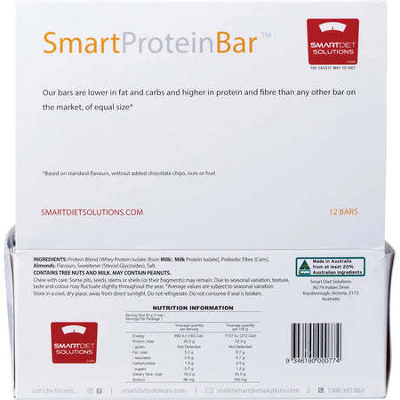 SMART PROTEIN BAR Vanilla Nougat Protein Bar 12x60g