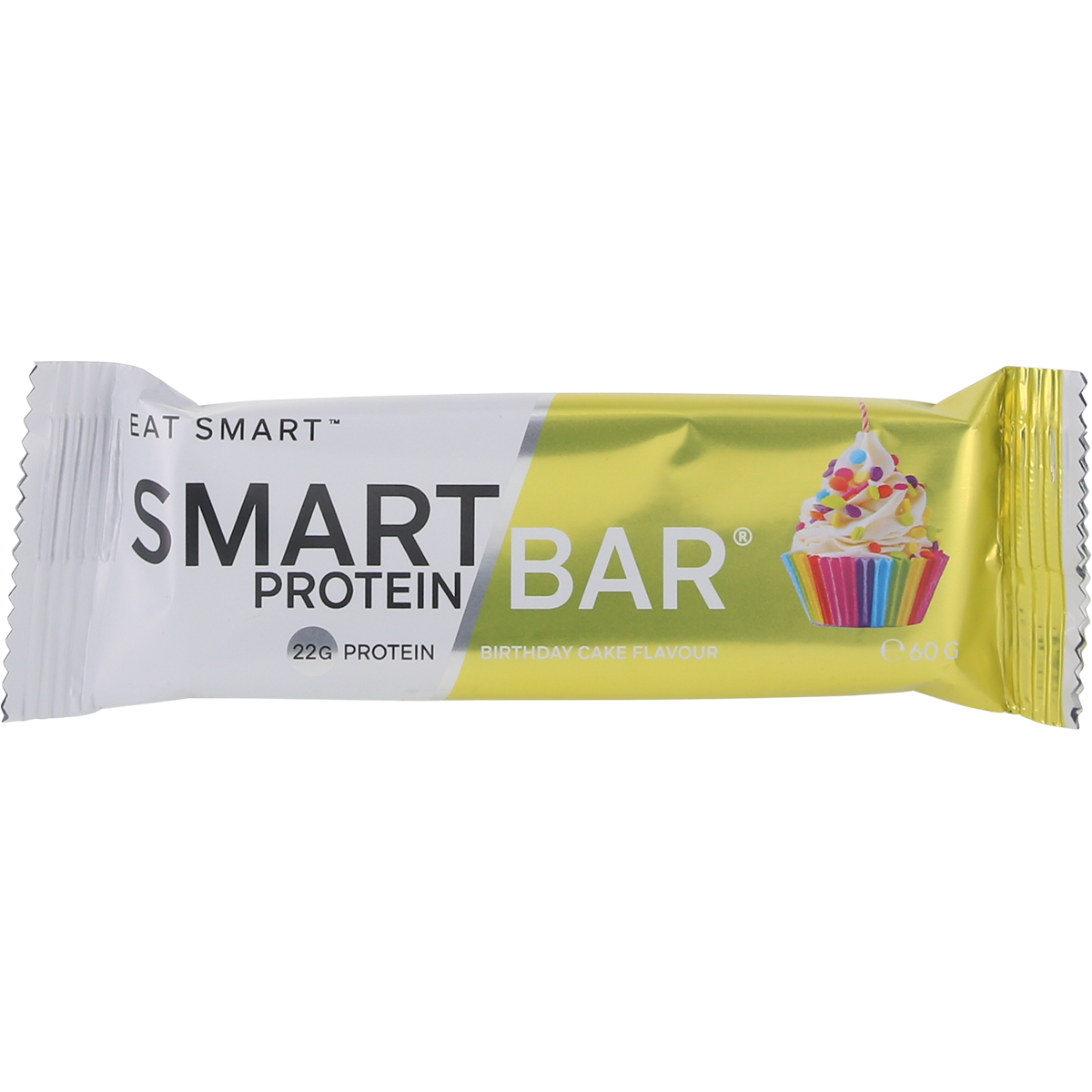 Smart Protein Bar Birthday Cake Protein Bar 60g x 12 Pack