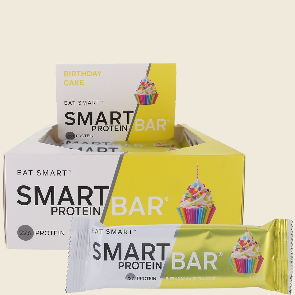 Smart Protein Bar Birthday Cake Protein Bar 12x60g