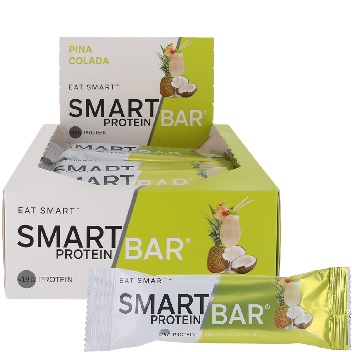 Smart Protein Bar Pina Colada Protein Bar 60g x 12 Pack