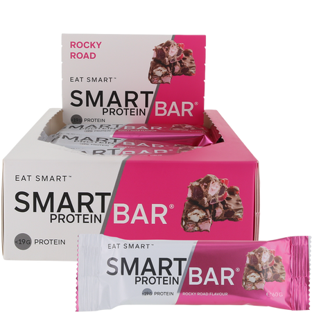 Smart Protein Bar Rocky Road Protein Bar 60g x 12 Pack