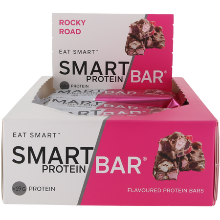 Smart Protein Bar Rocky Road Protein Bar 60g x 12 Pack