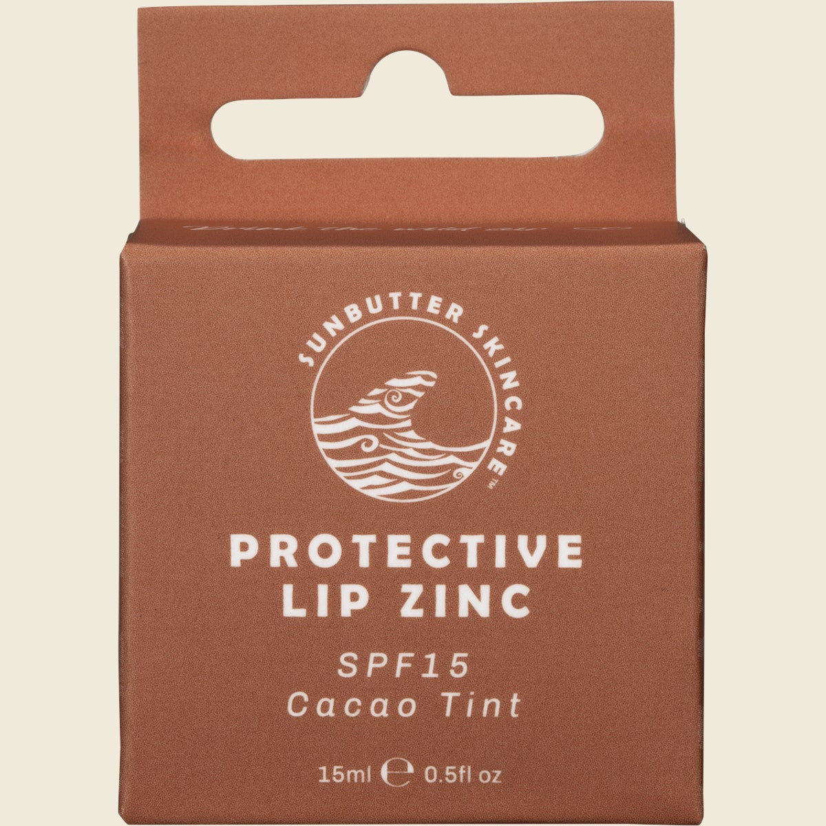 SunButter SPF15 Cacao Lip Zinc 15ml