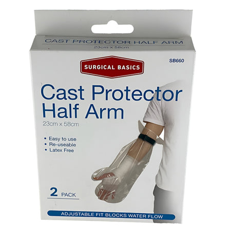 Surgical Basics Cast Protectors Half Arm 23x58cm 2 Pack