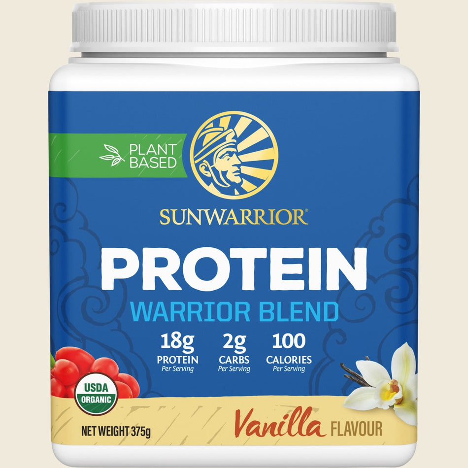 Sunwarrior Protein Powder Warrior Blend Vanilla 375g
