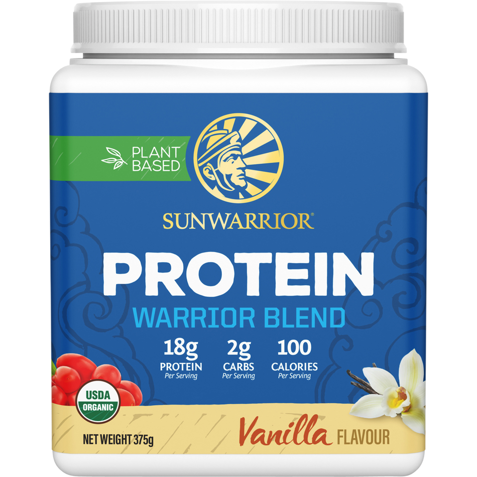 Sunwarrior Protein Powder Warrior Blend Vanilla 375g