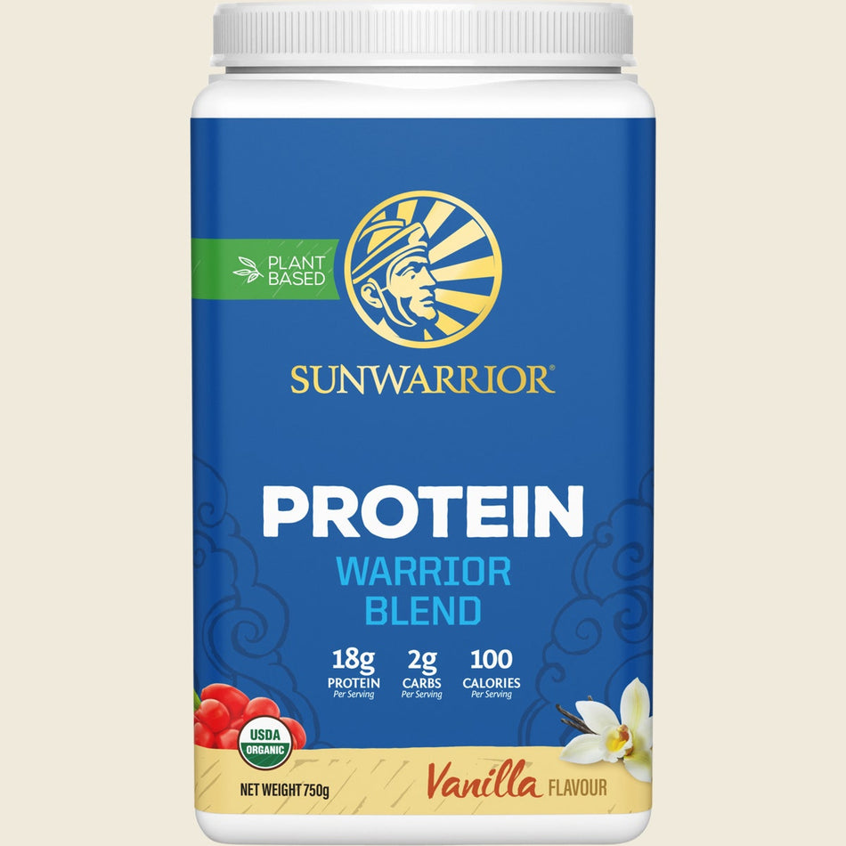 Sunwarrior Protein Powder Warrior Blend Vanilla 750g