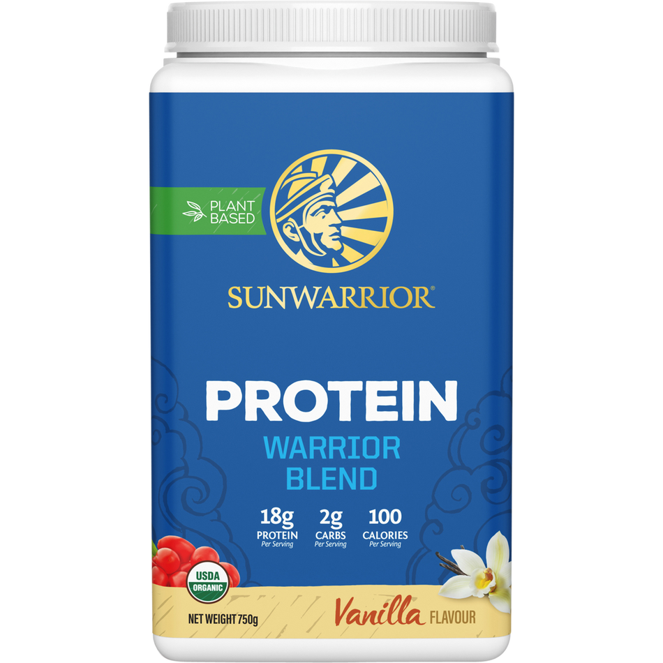 Sunwarrior Protein Powder Warrior Blend Vanilla 750g