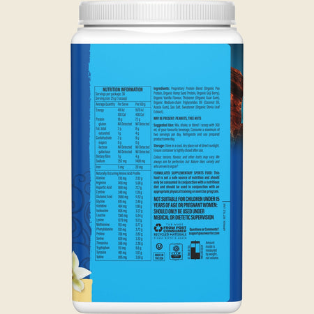 Sunwarrior Protein Powder Warrior Blend Vanilla 750g