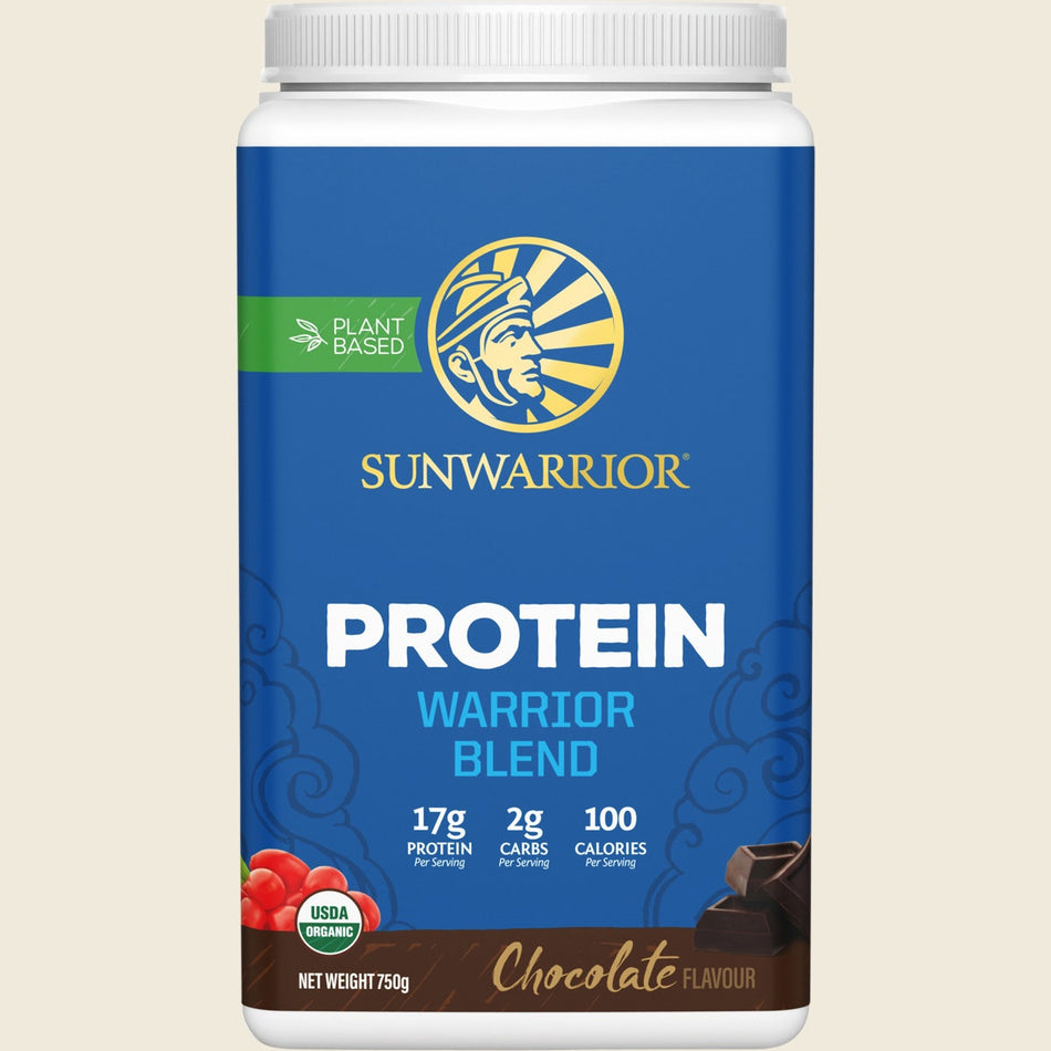 Sunwarrior Protein Powder Warrior Blend Chocolate 750g