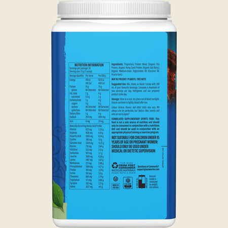 Sunwarrior Protein Powder Warrior Blend Unflavoured 750g