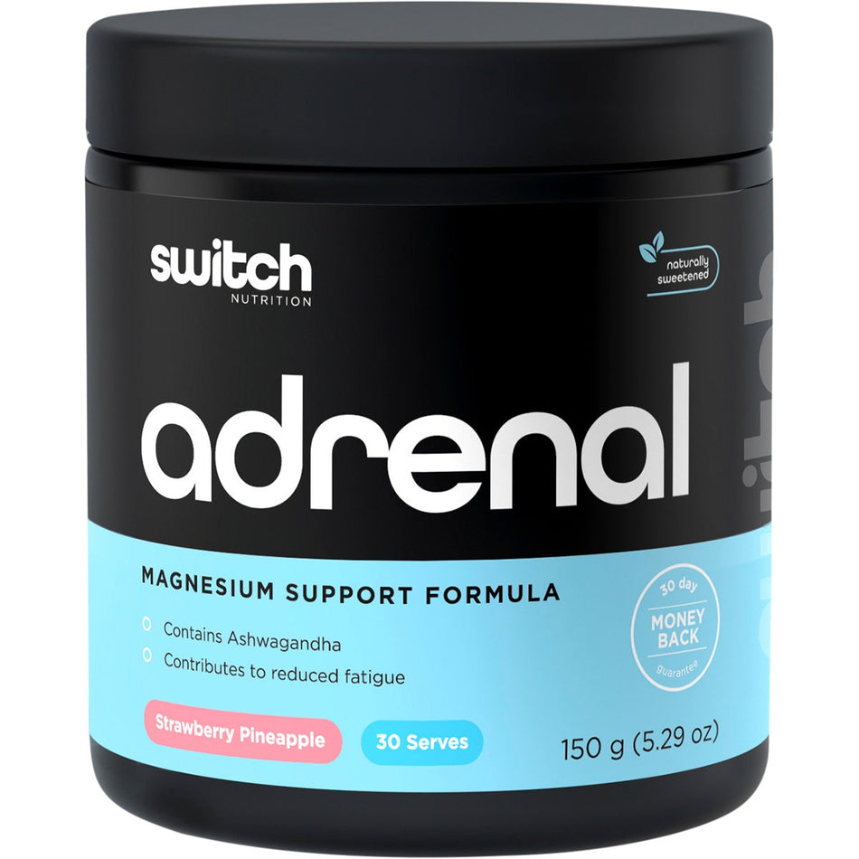 SWITCH NUTRITION Adrenal Magnesium Support Formula Strawberry Pineapple 150g
