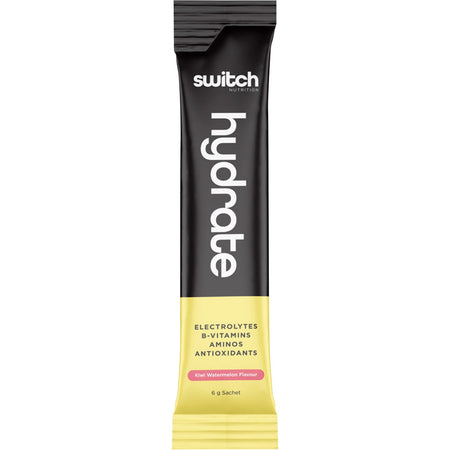 SWITCH NUTRITION Hydrate Electrolytes No Added Sugar Kiwi Watermelon 20x6g