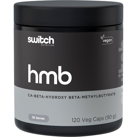 SWITCH NUTRITION HMB Ca-Beta-Hydroxy Beta-Methylbutryate 120 Caps
