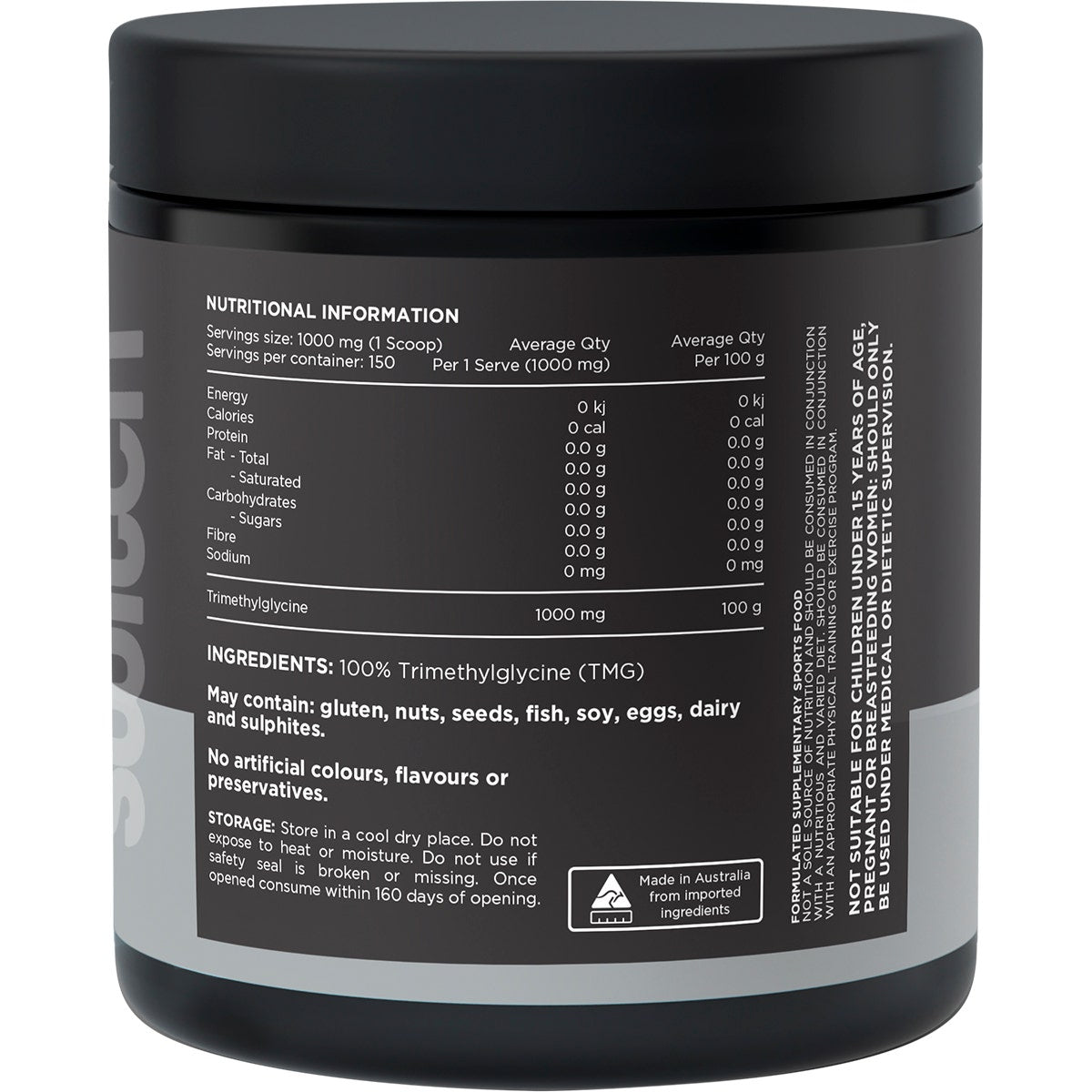 SWITCH NUTRITION TMG 100% Pure Trimethylgycine 150g