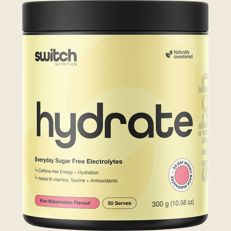 Switch Nutrition Hydrate Everyday Sugar Free Electrolytes Kiwi Watermelon 300g