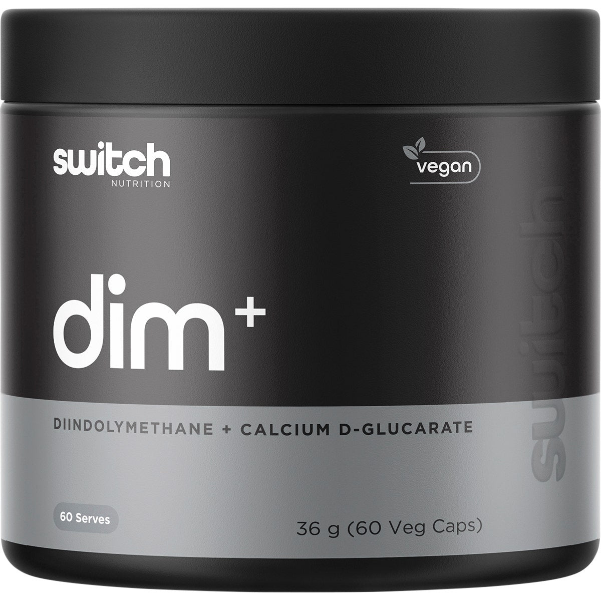 Switch Nutrition DIM+ Diindolylmethane+Calcium D-Glucarate 60 Caps