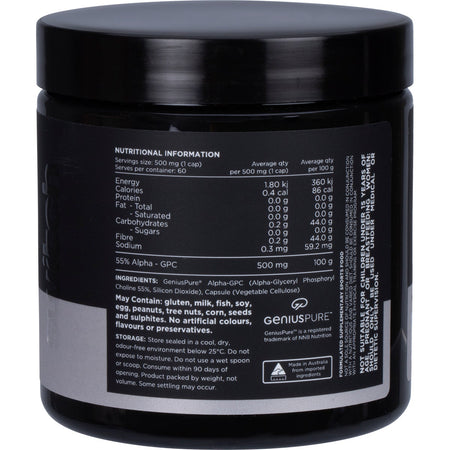 Switch Nutrition Alpha Gpc L-alpha Glycerylphosphorylcholine 60 Caps