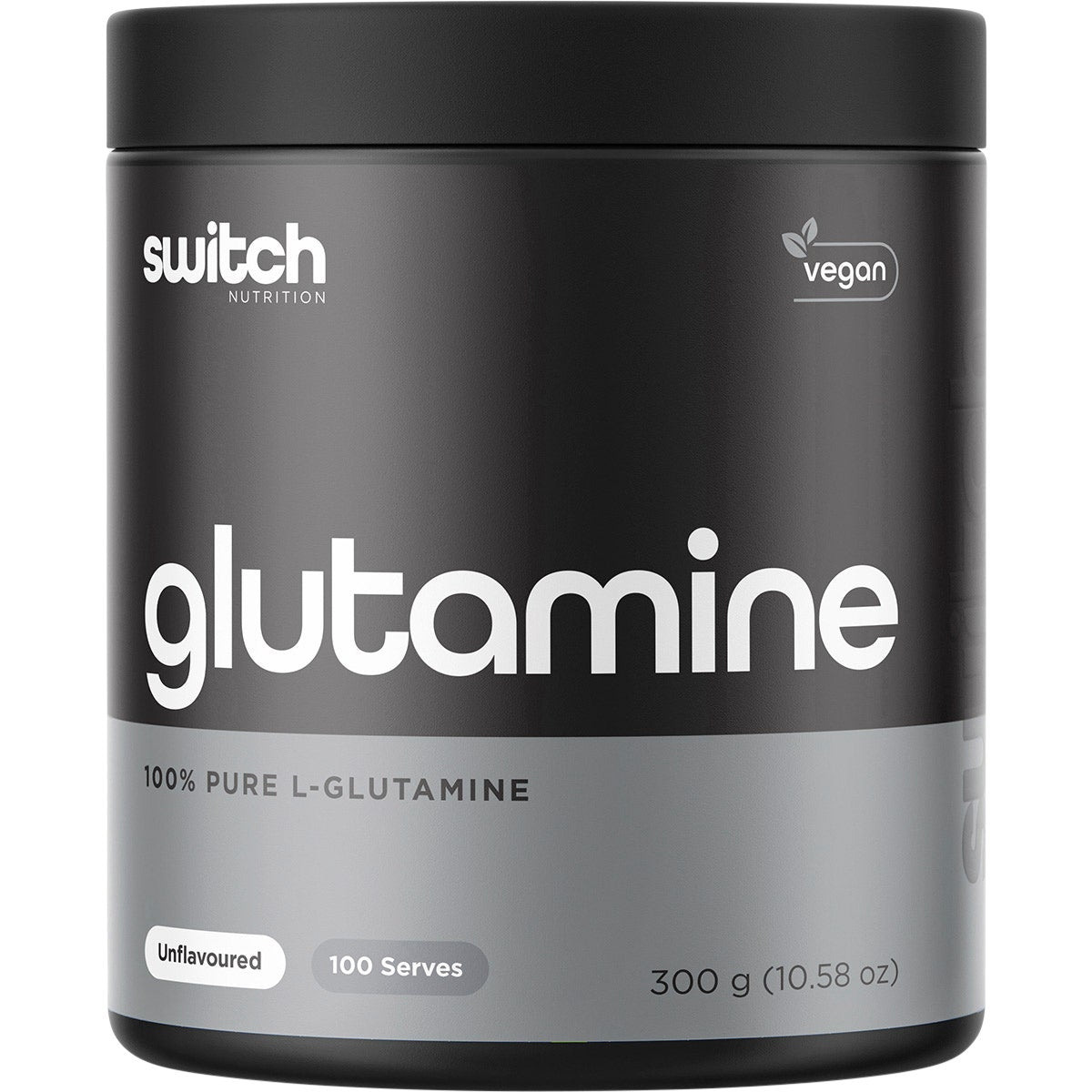 Switch Nutrition Glutamine 100% Pure L- Glutamine Unflavoured 300g