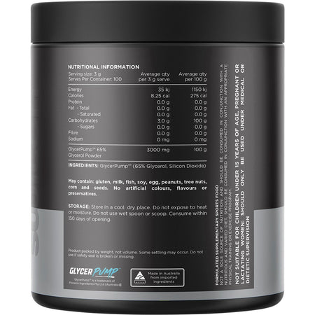 Switch Nutrition Glycerol 65% Glycerol Powder 300g