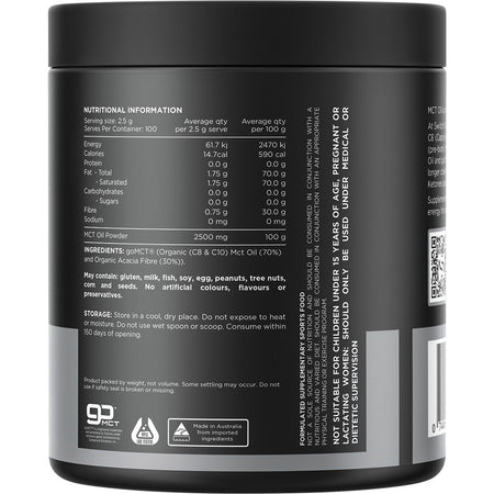 Switch Nutrition Mct Oil 100% Pure Unflavoured 250g