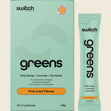 Switch Nutrition Greens Sachets Fruit Juice 20x5g