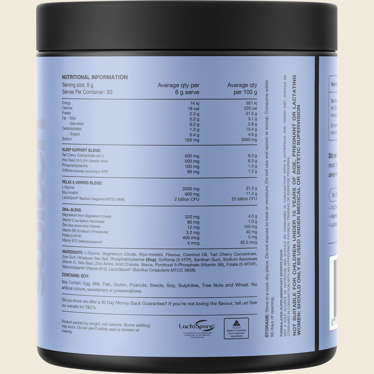 Switch Nutrition Sleep Magnesium Salted Caramel 400g