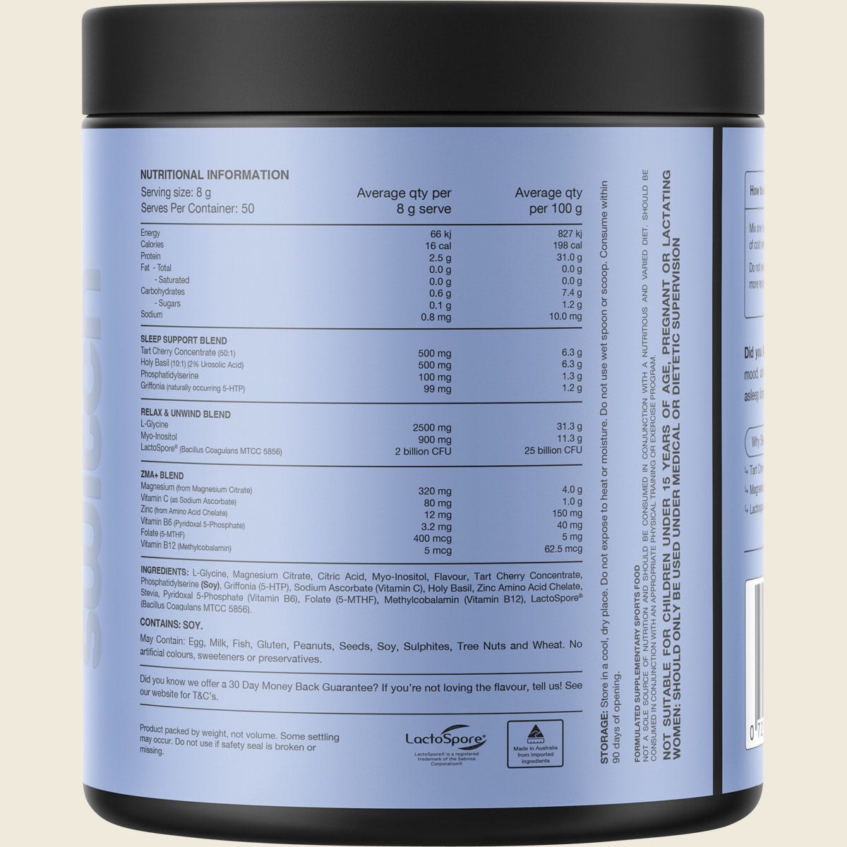 Switch Nutrition Sleep Magnesium Strawberry Pineapple 400g