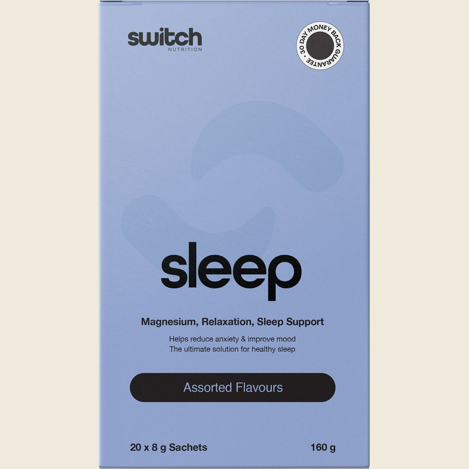 Switch Nutrition Sleep Magnesium Sachets Assorted Flavours 20x8g
