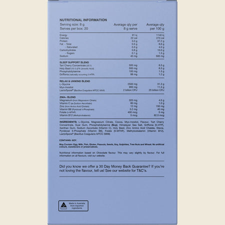 Switch Nutrition Sleep Magnesium Sachets Assorted Flavours 20x8g