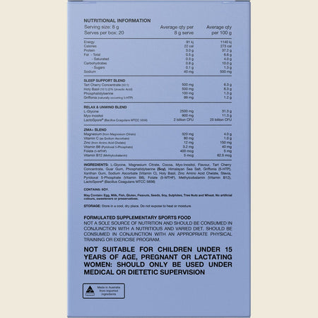 Switch Nutrition Sleep Magnesium Sachets Chocolate 20x8g