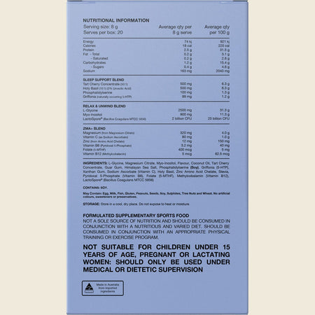 Switch Nutrition Sleep Magnesium Sachets Salted Caramel 20x8g