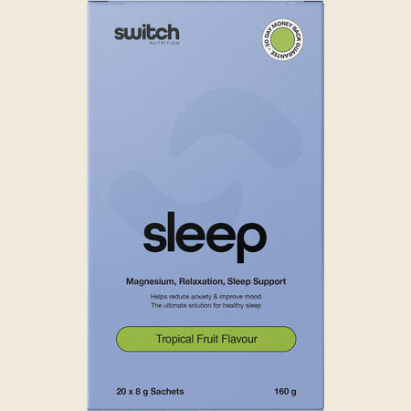 Switch Nutrition Sleep Magnesium Sachets Tropical Fruit 20x8g