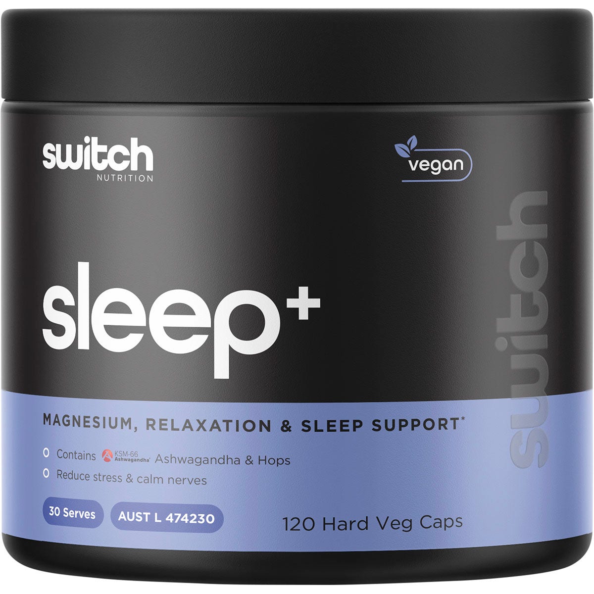 Switch Nutrition Sleep+ Magnesium 120 Cap