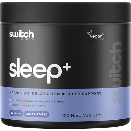 Switch Nutrition Sleep+ Magnesium 120 Cap