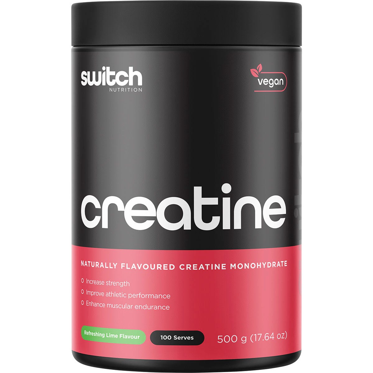 Switch Nutrition Creatine Monohydrate Refreshing Lime 500g