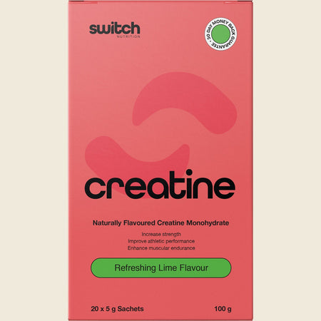 Switch Nutrition Creatine Monohydrate Sachets Refreshing Lime 20x5g