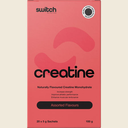 Switch Nutrition Creatine Monohydrate Sachets Assorted Flavours 20x5g