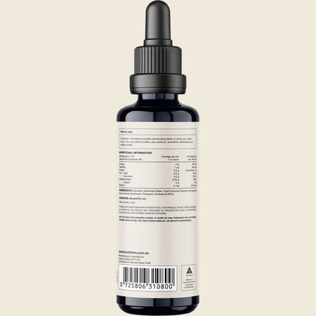 Switch Nutrition Lion's Mane Double Strength 2:1 Mushroom Liquid Extract 60ml