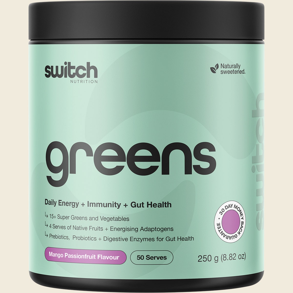 Switch Nutrition Greens Mango Passionfruit 250g