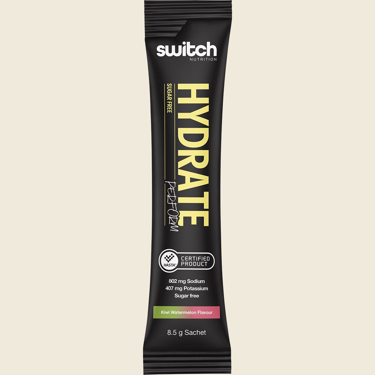 Switch Nutrition Hydrate Perform Sugar Free Kiwi Watermelon 20x8.5g
