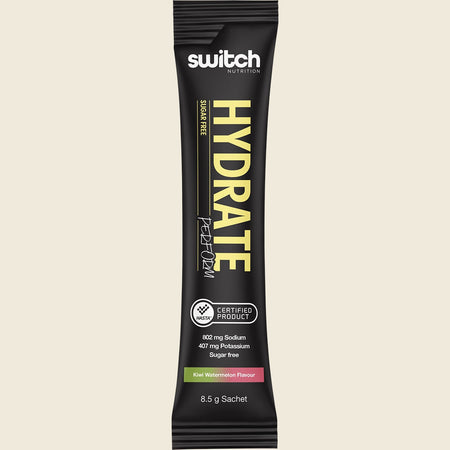 Switch Nutrition Hydrate Perform Sugar Free Kiwi Watermelon 20x8.5g