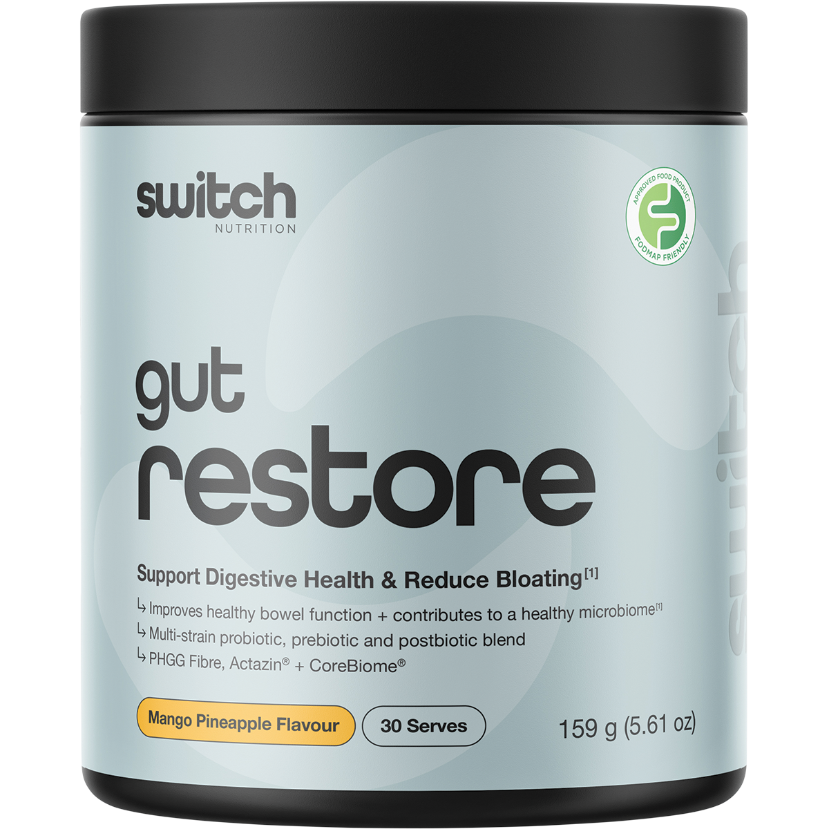 Switch Nutrition Gut Restore Mango Pineapple Powder 159g