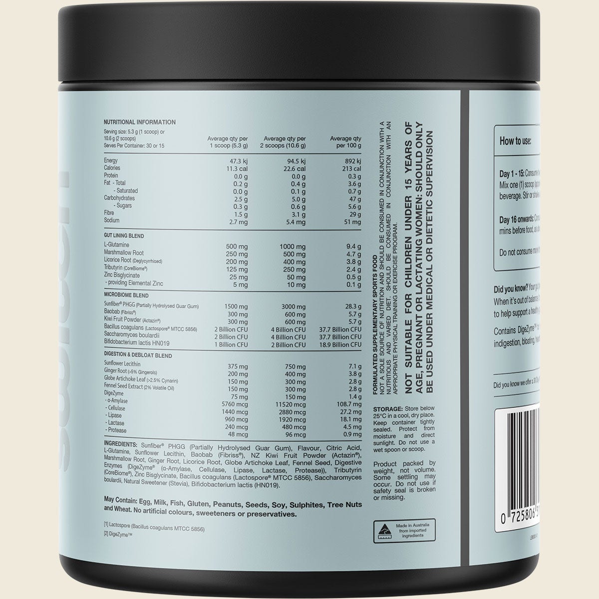 Switch Nutrition Gut Restore Natural 159g
