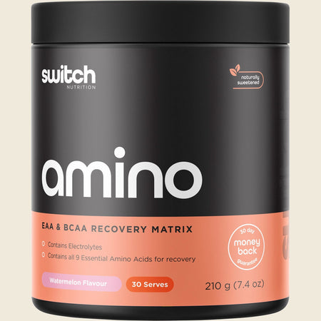 Switch Nutrition Amino EAA & BCAA Electrolyte Recovery Watermelon 210g