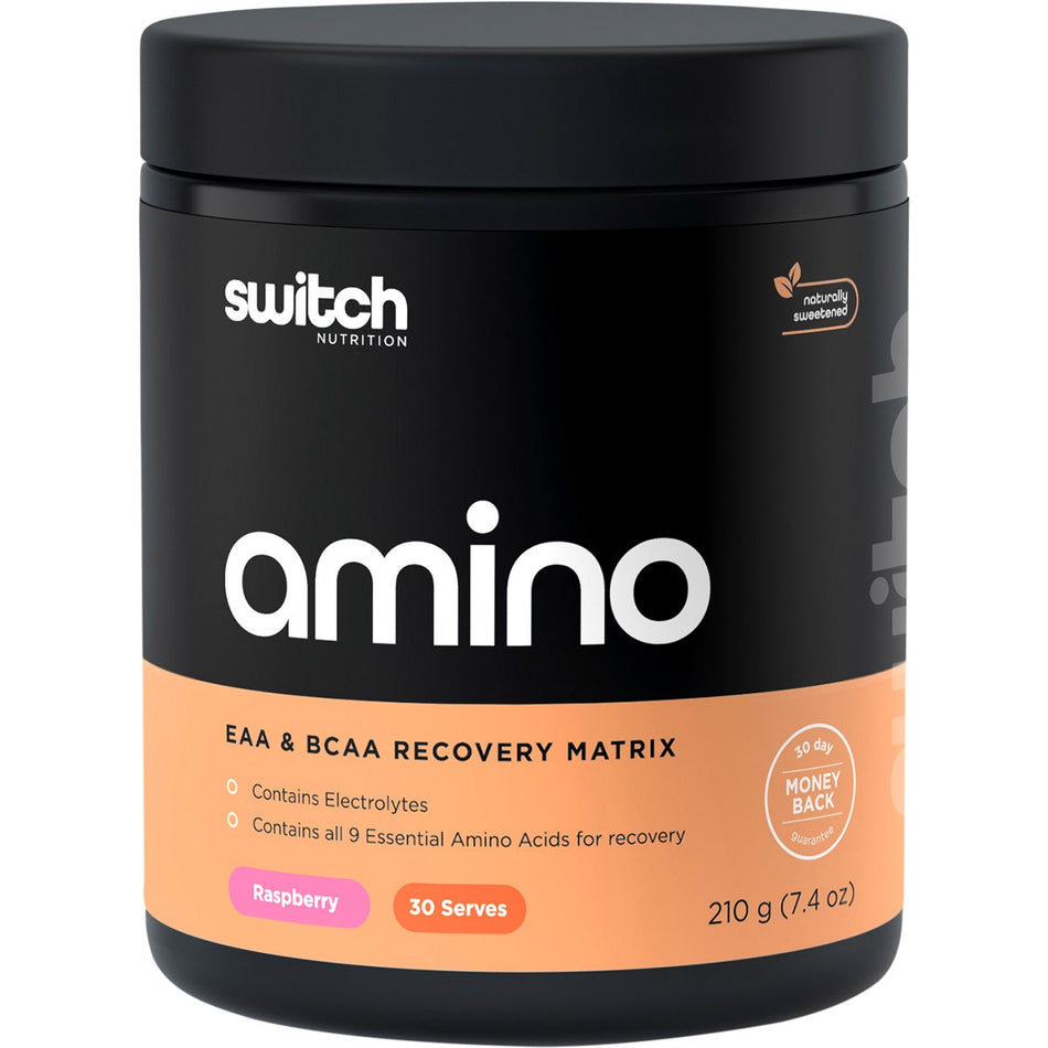 SWITCH NUTRITION Amino EAA & BCAA Electrolyte Recovery Raspberry 210g