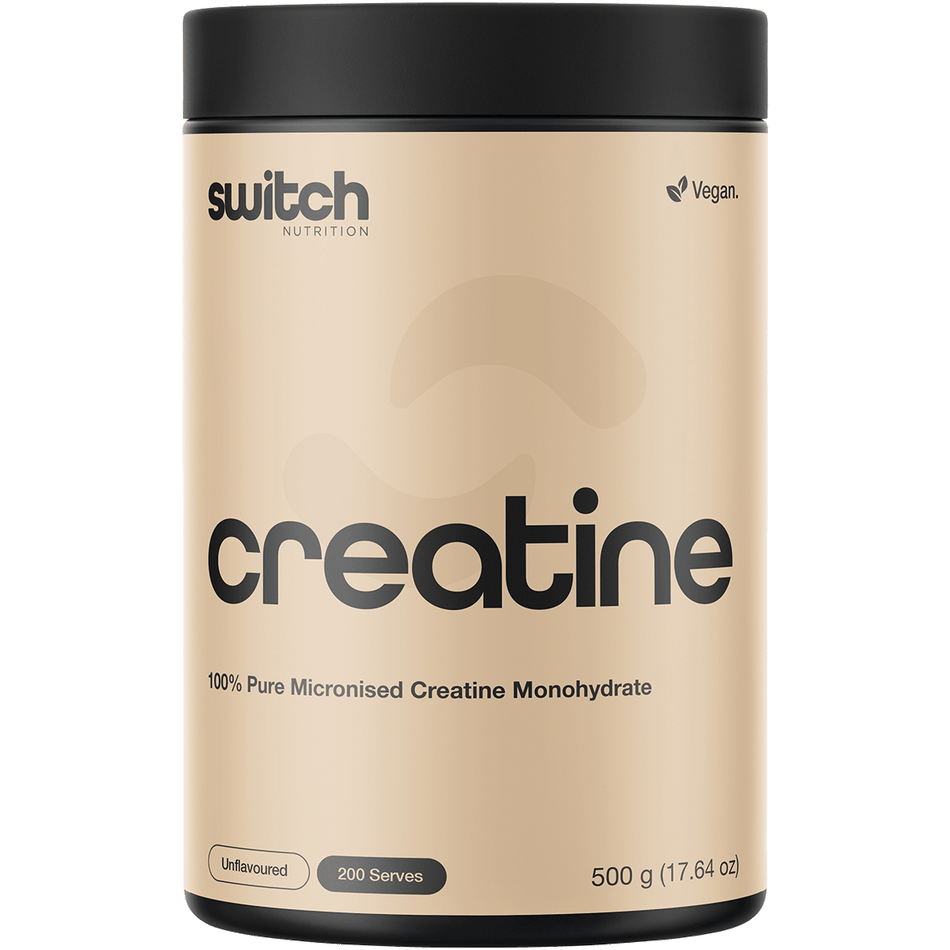 SWITCH NUTRITION Creatine 100% Pure Monohydrate Unflavoured 500g