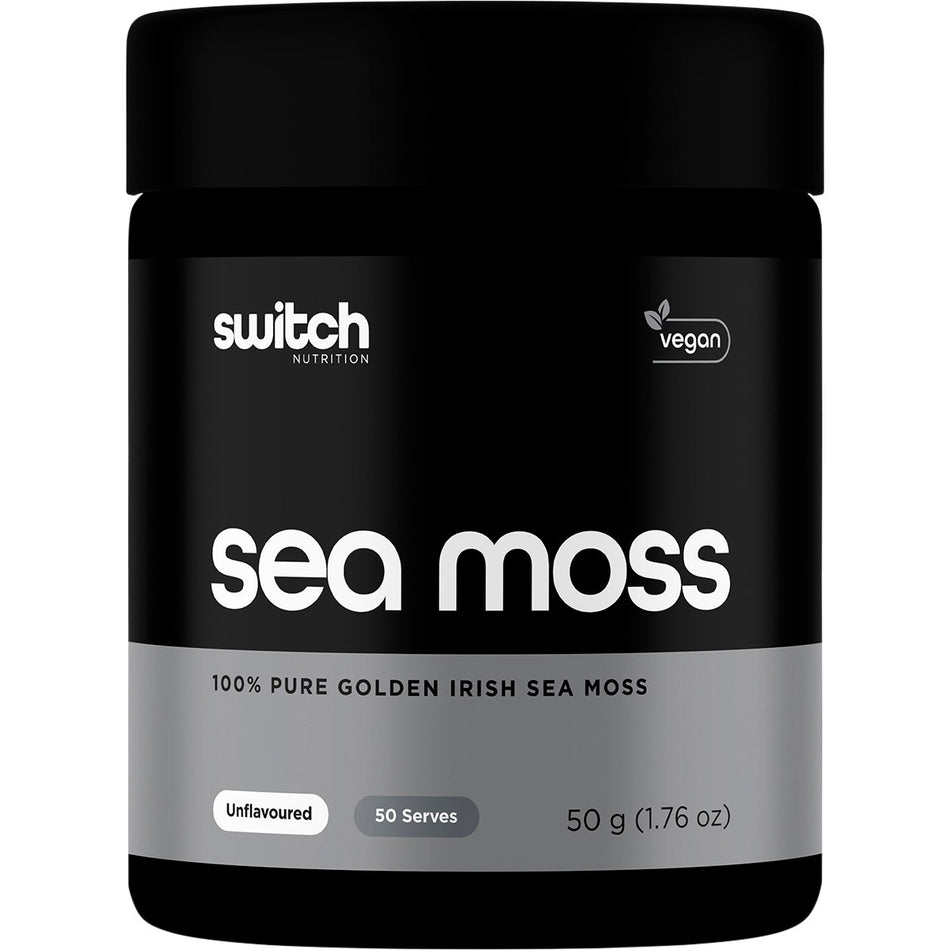 SWITCH NUTRITION Sea Moss 100% Pure Golden Irish Sea Moss 50g