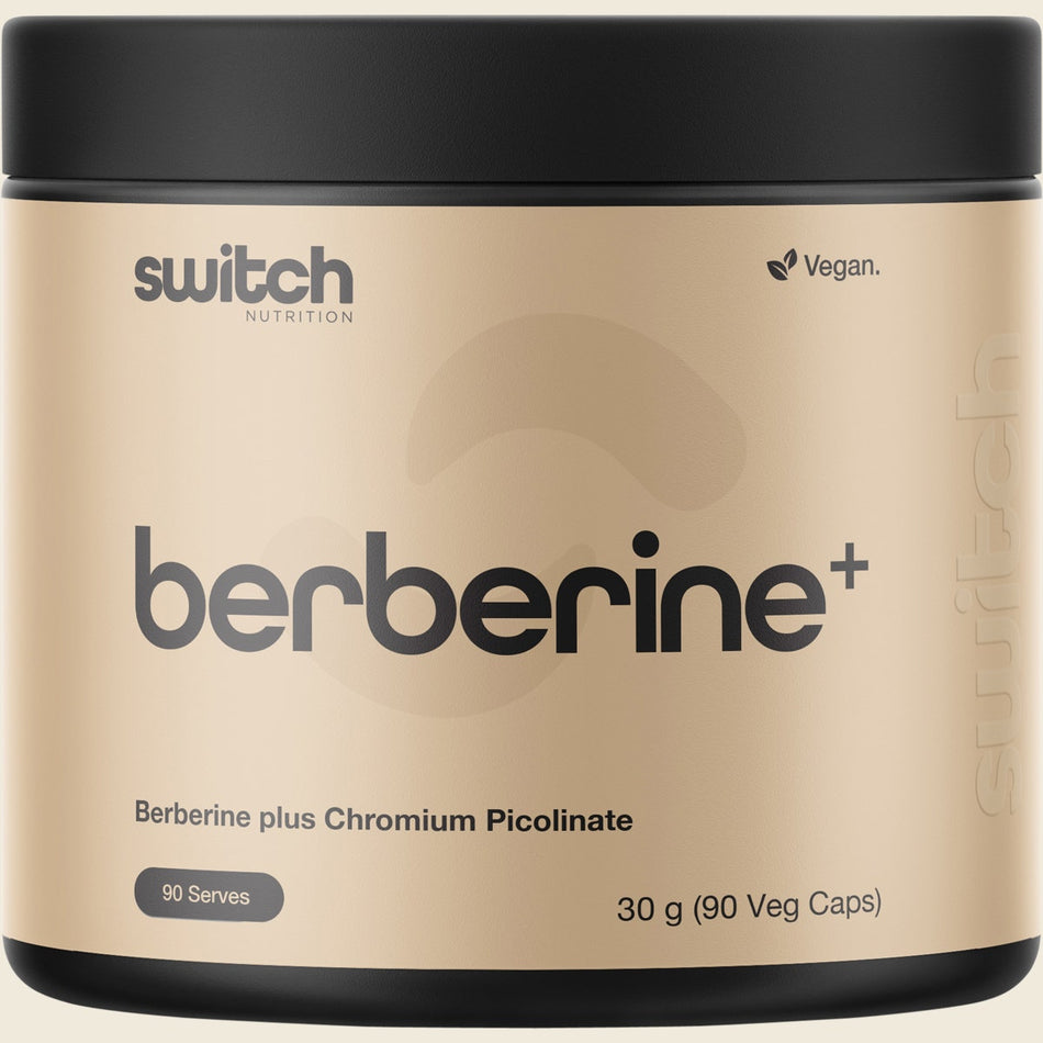 SWITCH NUTRITION Berberine+ Plus Chromium Picolinate 90 Caps