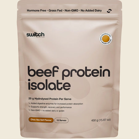 Switch Nutrition Beef Protein Isolate Chocolate Sea Salt 450g